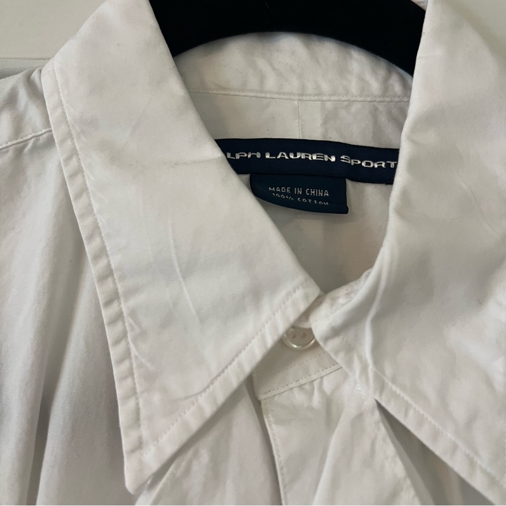 Ruffle Button Down - Picture 2 of 2